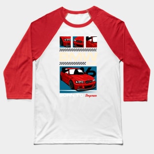 E46 Automotive Icon Baseball T-Shirt